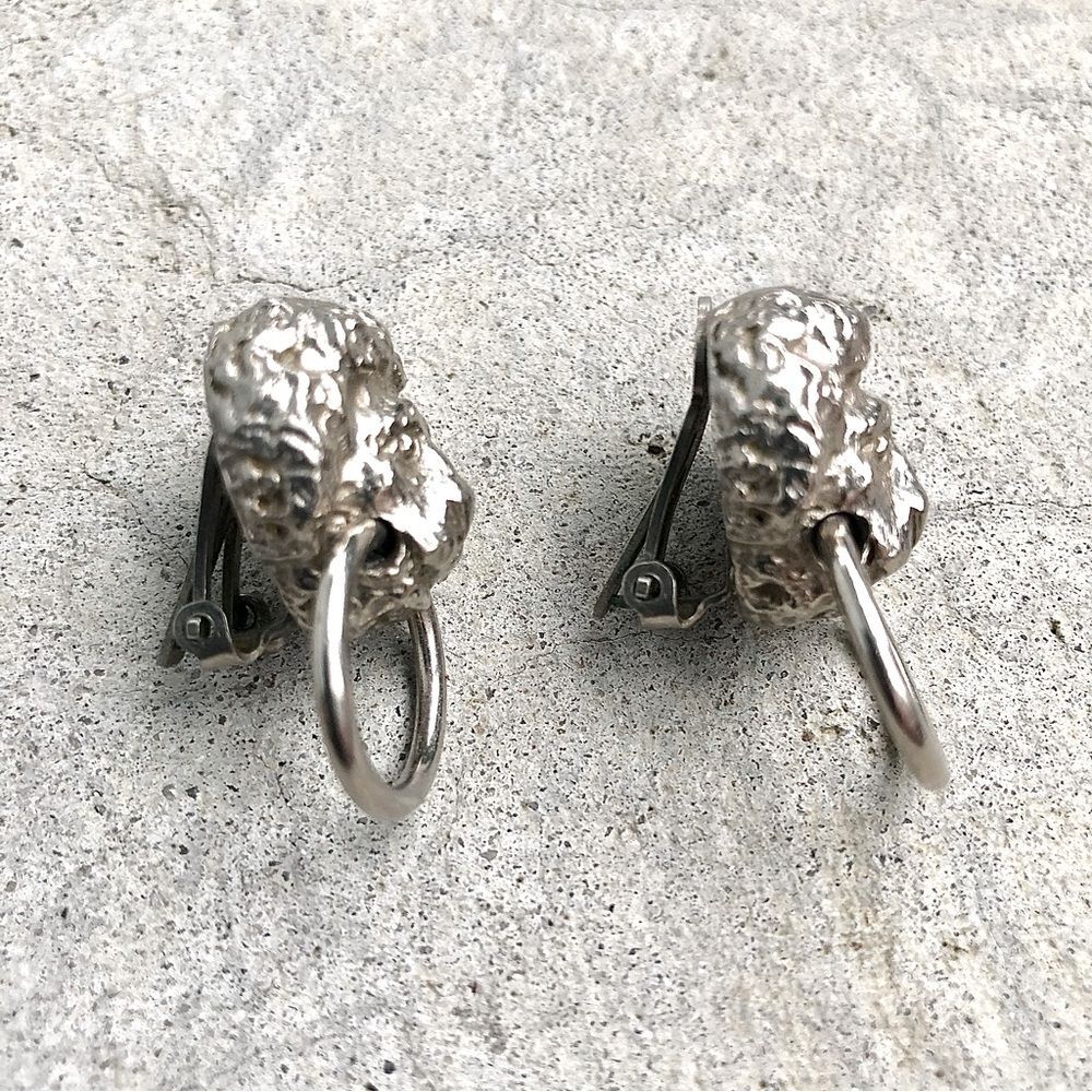 Kenneth Jay Lane Kjl Vintage Clip On Earrings Lio… - image 2